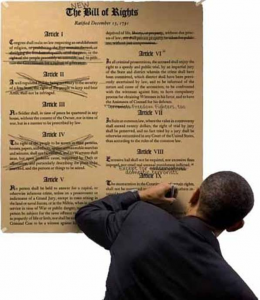 Obama Changing the Bill of Rights