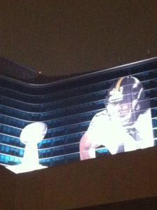 Aaron Rodgers Vince Lombardi trophy Superbowl 45 Aaron Rodgers Superbowl 45